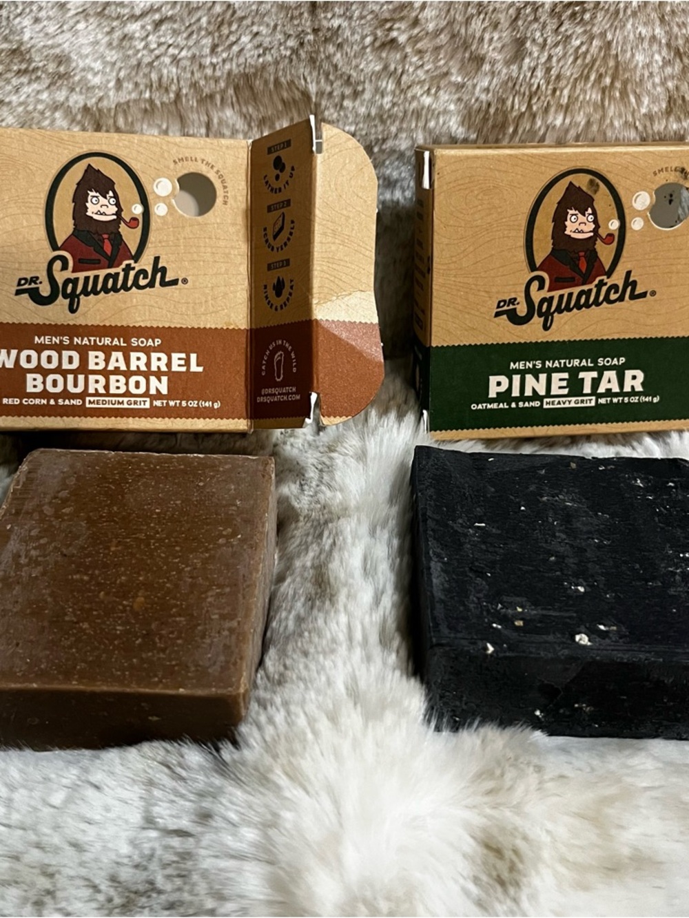 Dr Squatch Pine Tar & Wood Barrel Bourbon Soap
